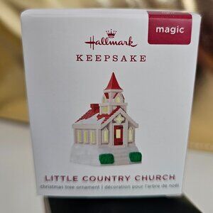 Little Country Church - Hallmark Miniature Magic Ornament - 2019